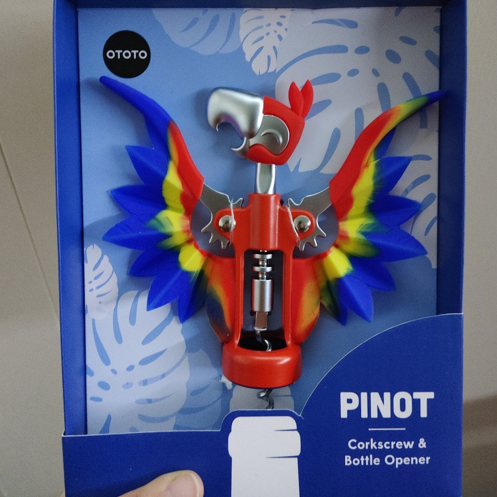 New Parot Pinot OTOTO Corkscrew & Bottle Opener Wine Beer